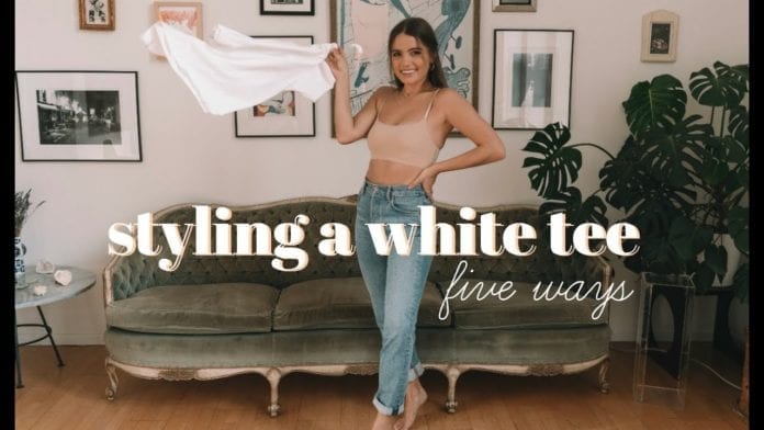 Styling A White Tee | 5 Outfit Ideas