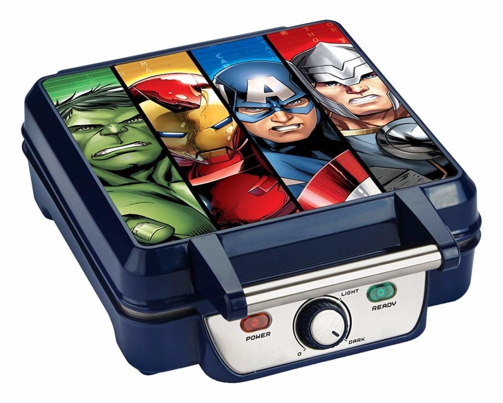 Marvel MVA 281 Avengers Waffle Maker Blue