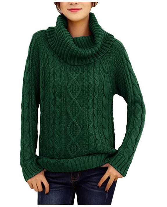 Taiwanese Fashion Womens Turtleneck Sweater Jumper