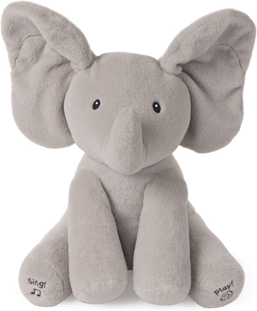 best toys for 1 year olds Baby GUND Animated Flappy the Elephant Stuffed Animal Plush