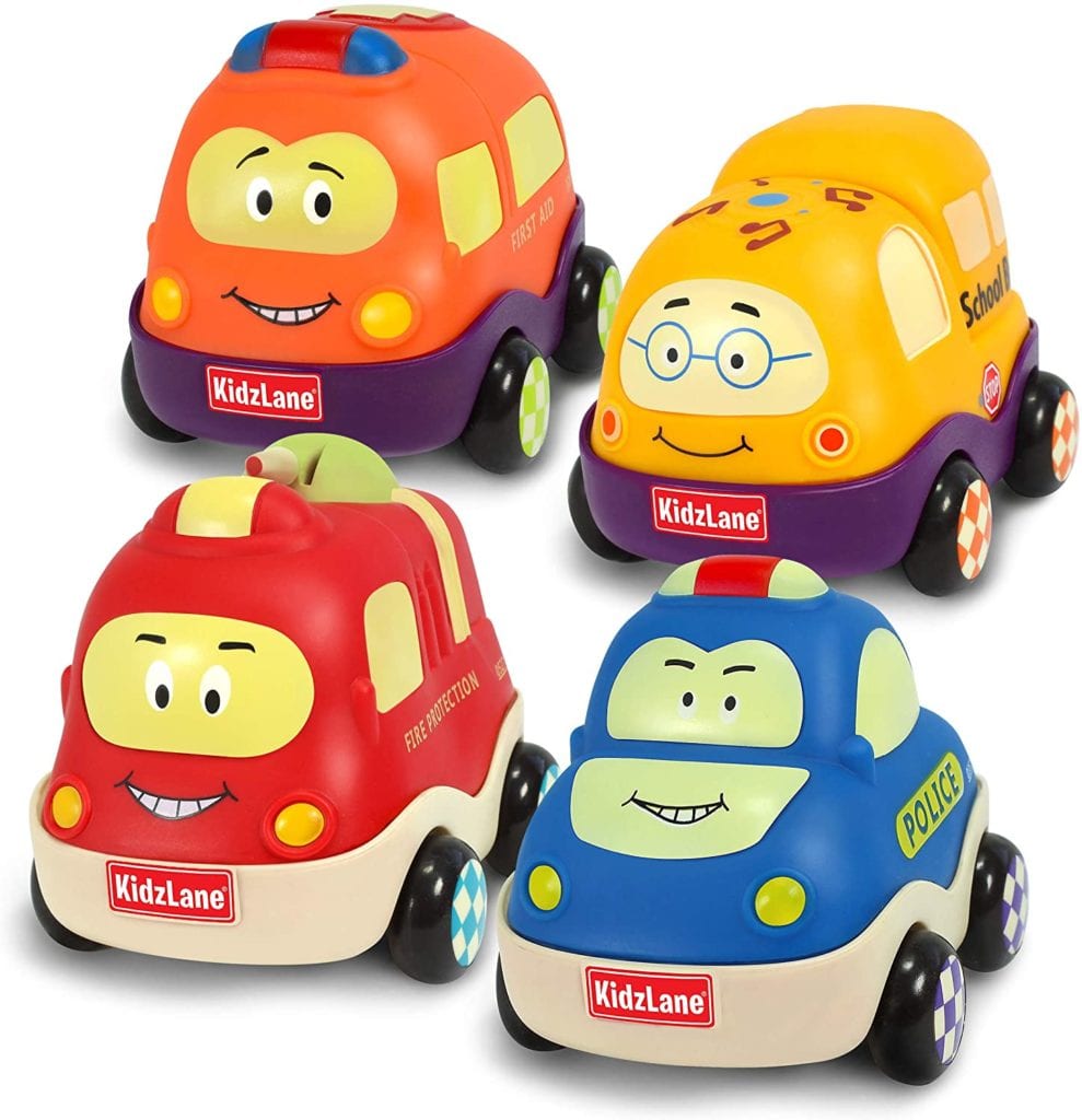 Kidzlane Pull Back Cars Toys for Babies & Toddlers Toys for 1 Year Old Toddlers  BABY GIFT IDEAS