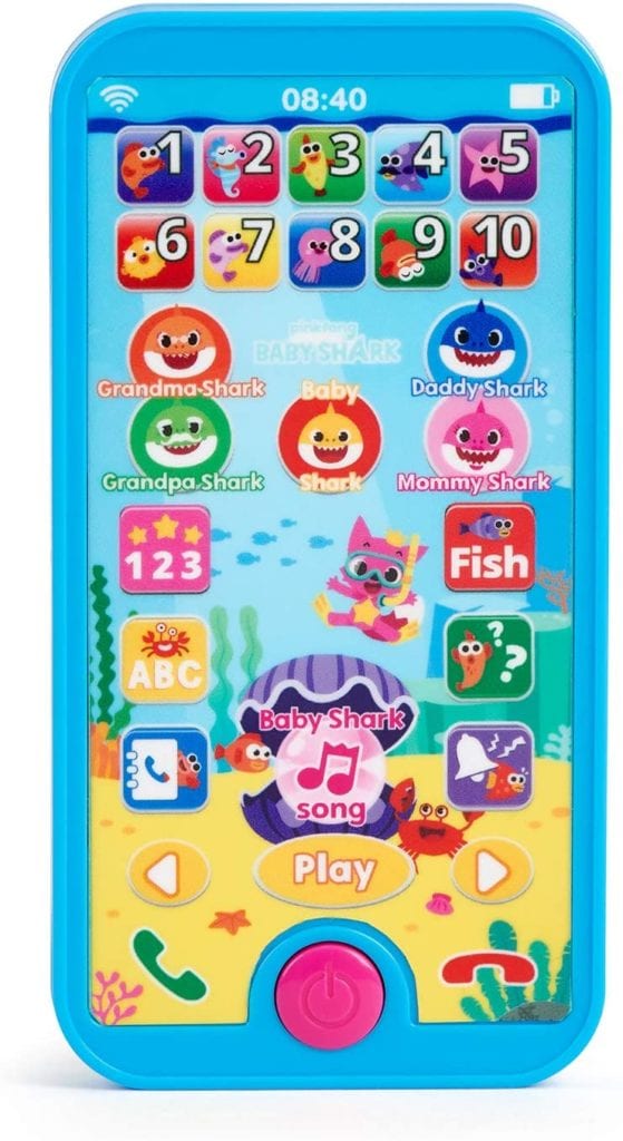 WowWee Pinkfong Baby Shark Smartphone - Educational Preschool Toy